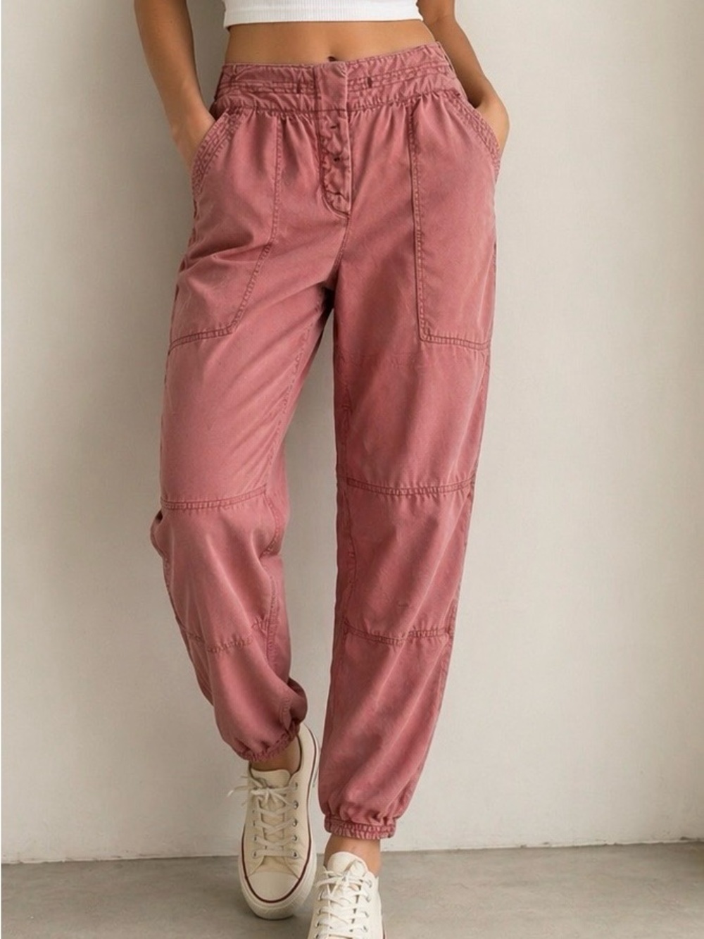 Wilfred Zero Aritzia Mauve Jogger Pants XS | 100% Lyocell Pants